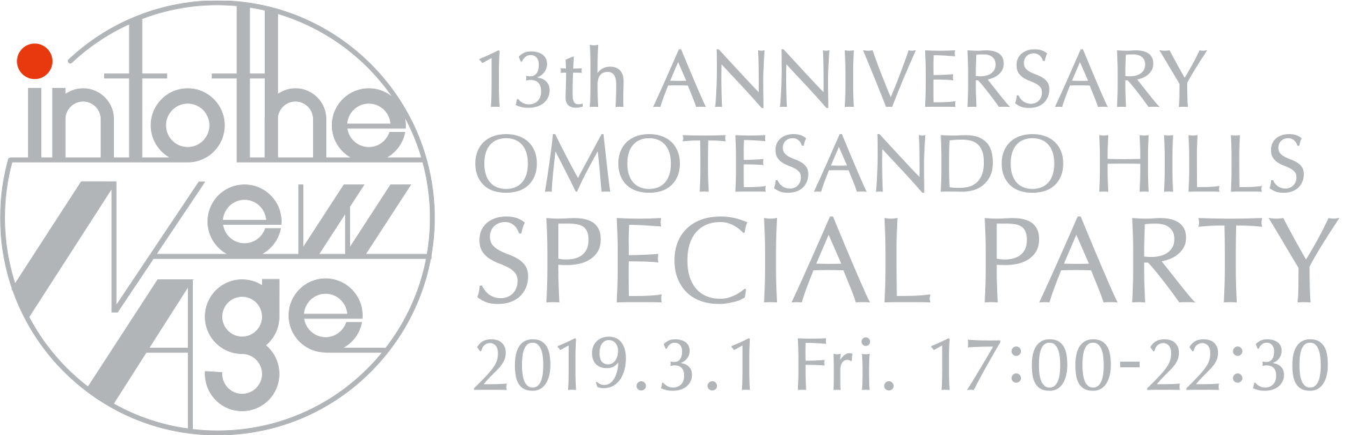 表参道ヒルズ13周年スペシャルパーティー 2019.3.1.FRI 17:00-22:30